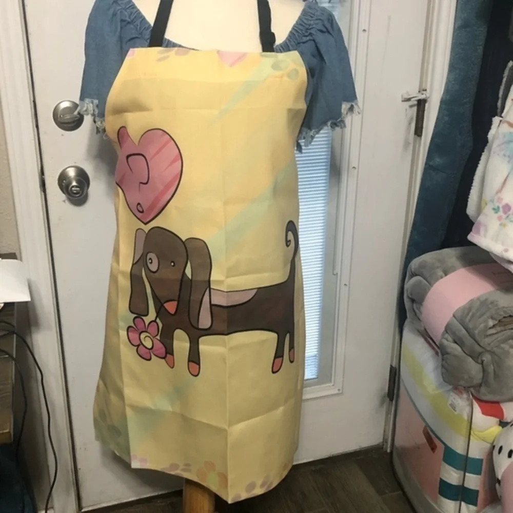 NWT Dachshund apron cottagecore homestead homemade